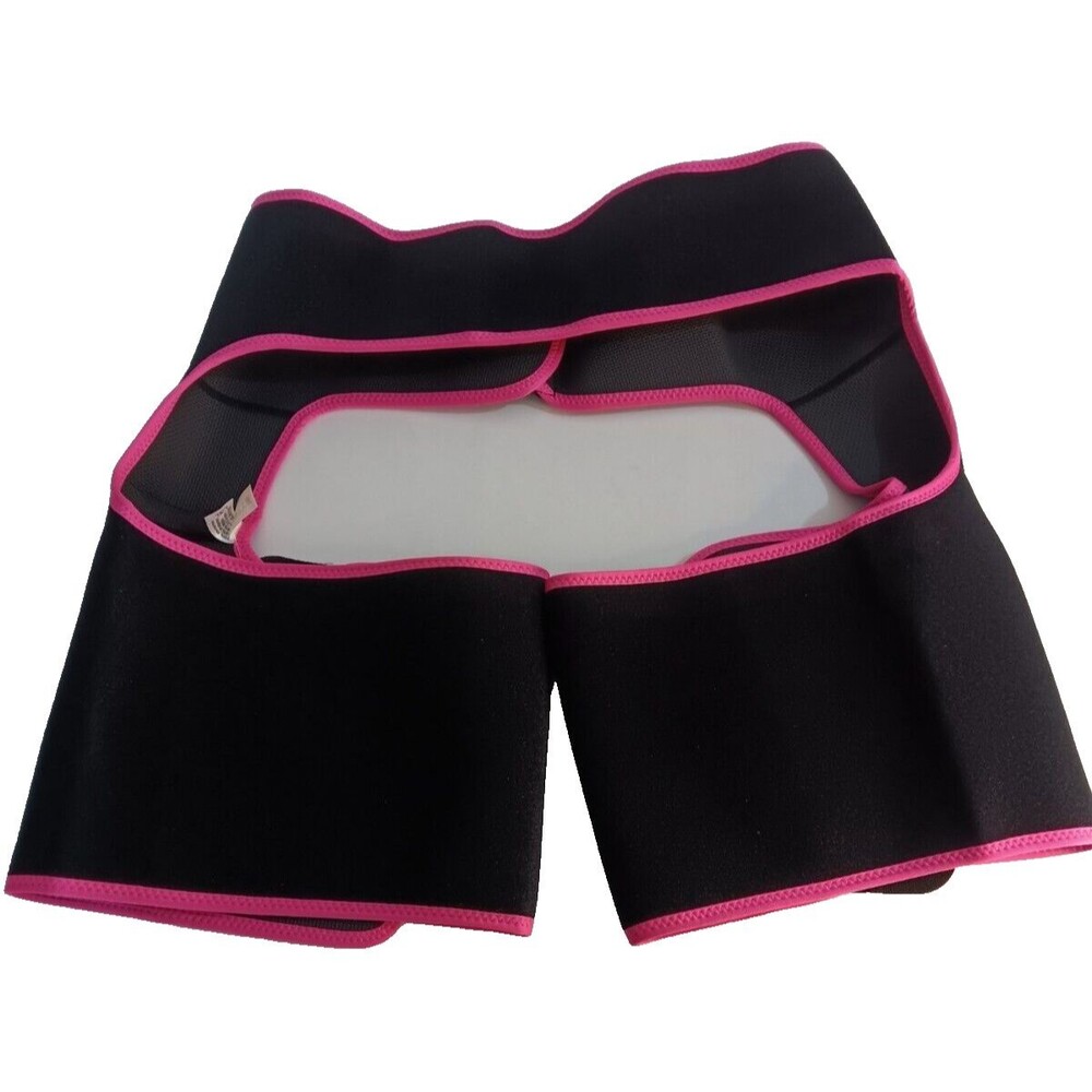 Imuzyn Waist Thigh Hip & Leg Trainer Black w/ Hot Pink L/XL NWT